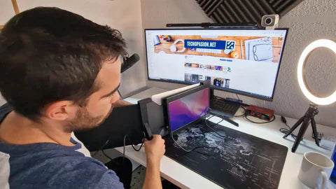 GEEKPORTER Tri-Screen Laptop Workstation review by Tecnopasion