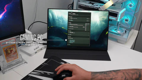 UGAME K118 18 Inch Portable Gaming Monitor Reviewed by Fire Wolf Tech