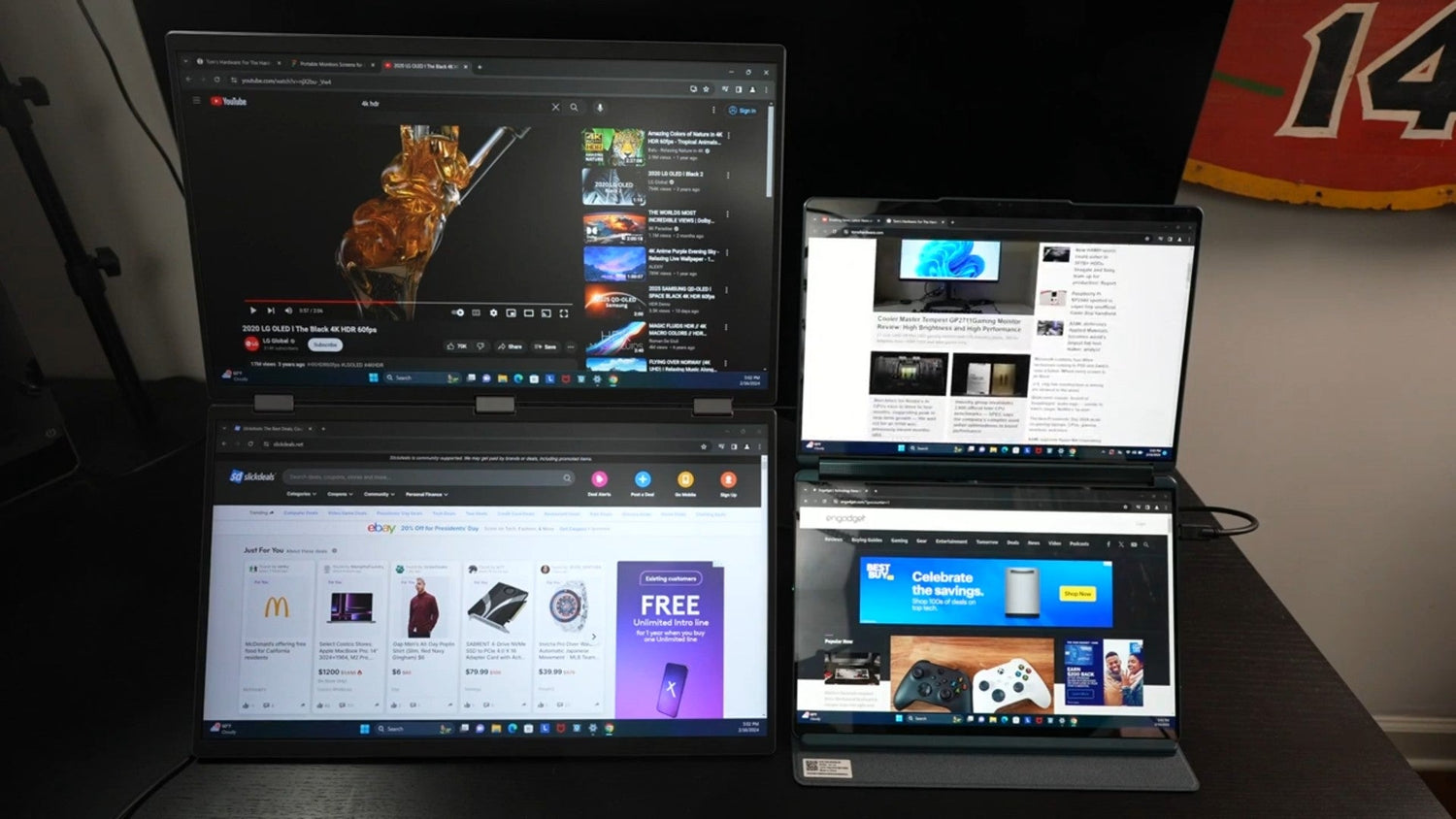 UStation Δ / Delta Max: Stacked Monitor Laptop Dual Screen Folding reviewed by TheDigitalDigest