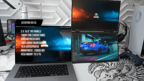 GEEKPORTER&nbsp;UStation Delta Δ Portable Folding Monitor Reviewed by Fire Wolf Tech