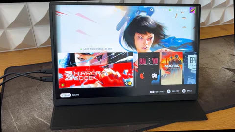 GEEKPORTER&nbsp;UPLAYS C2 Gaming Monitor reviewed by Steam Deck Guy
